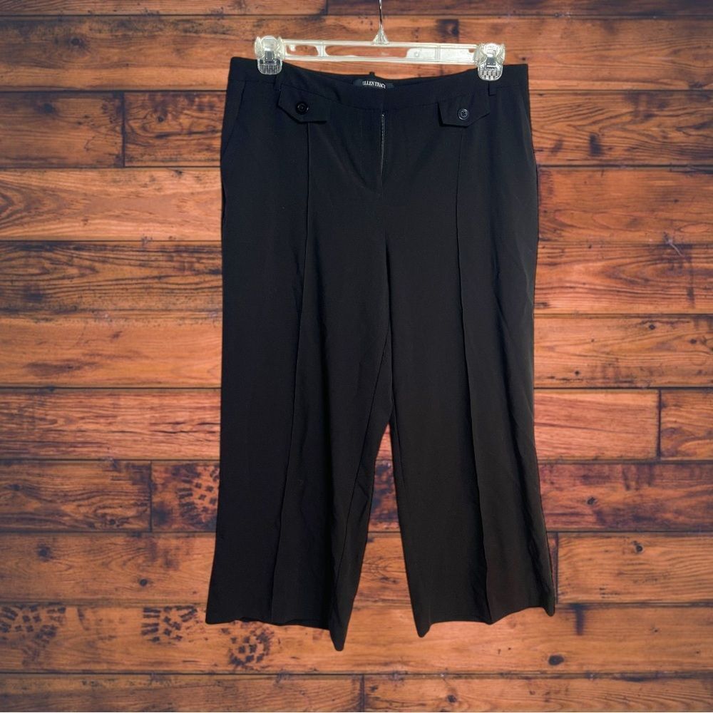 5 for $25🔥Ellen Tracy Cropped Black Trouser Pants Size 12‎ Petite